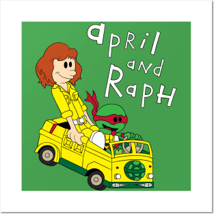 April & Raph Posters and Art